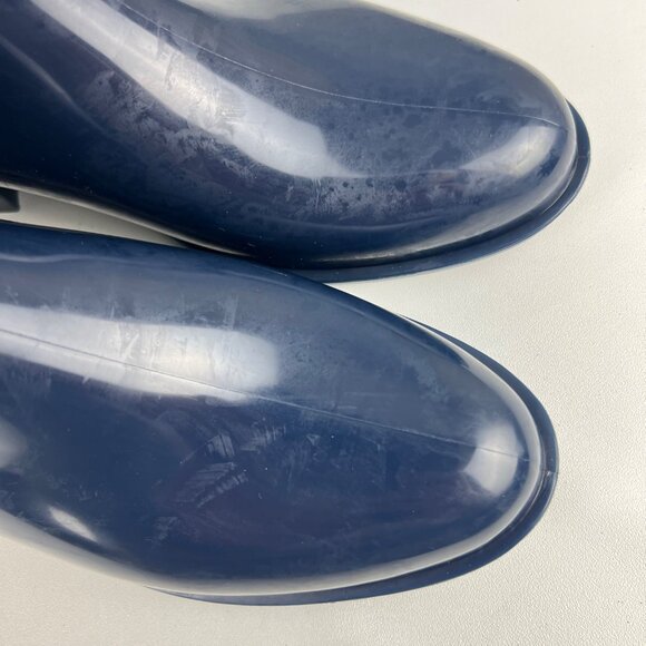 Tommy Hilfiger Womens Karissa Blue Rain Boots Pull On Water Resistant size 9 - Picture 9 of 16